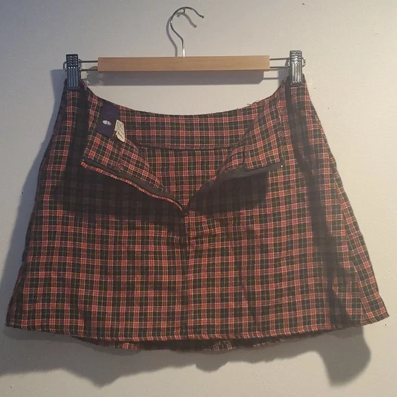 VTG Morbid Threads plaid mini skirt - Picture 5 of 5